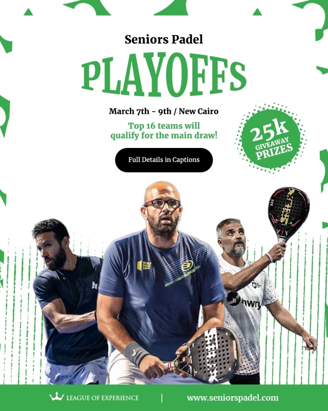 Season 1-  PLAY OFFS 7/8/9 MARCH 24  @sports expo new cairo