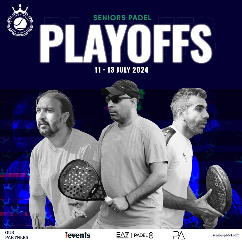 Season 2 PLAY OFFS  11 -13 July24 at PADEL 8 Courts 